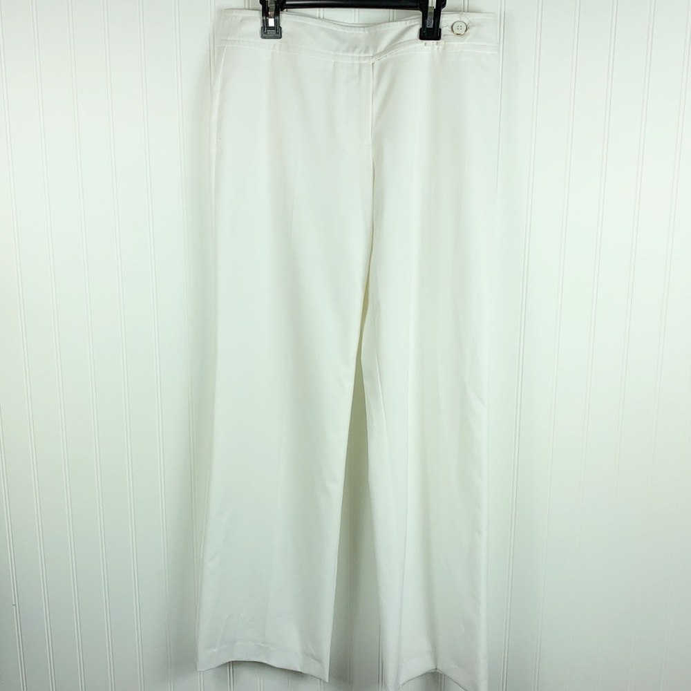 Trina Turk Pants Size 4 White Slacks - Picture 3 of 8